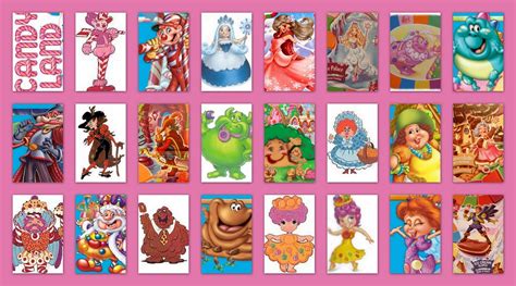 1990s candy land|original candy land characters.